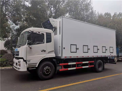 出口非洲東風天錦6.8米雞苗運輸車已發車